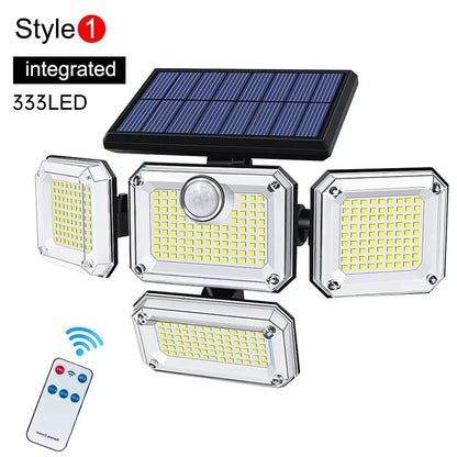 Refletor Led Solar Com 3 Cabeças 800W - EcoLight