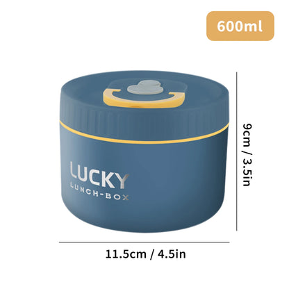 WORTHBUY Bento Lunch Box Set, Portable Keep Warm Lunch Container With Insulated Bag, 18/8 Stainless Steel Thermal Food Container