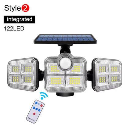 Refletor Led Solar Com 3 Cabeças 800W - EcoLight