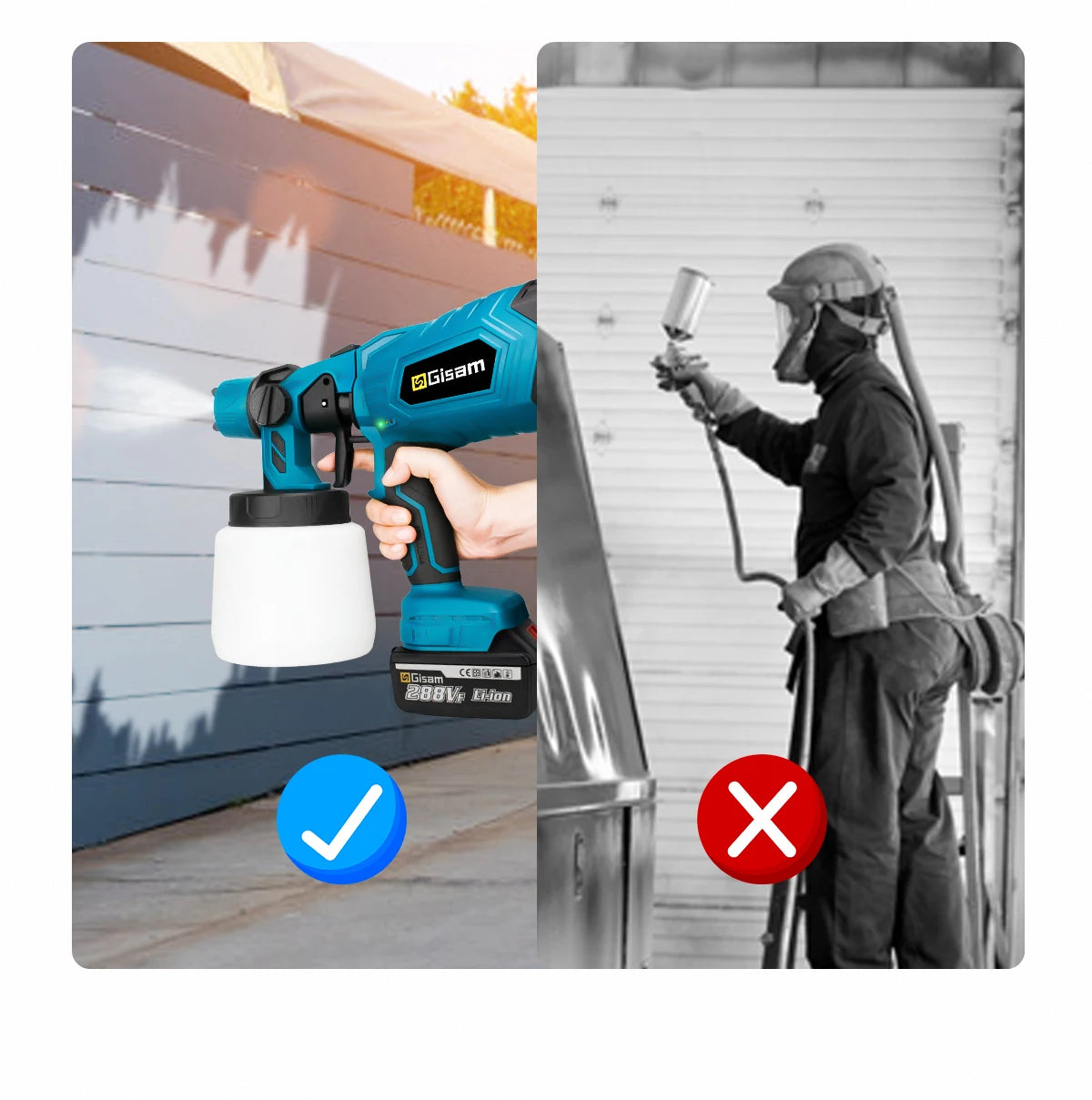 Pulverizador Elétrico a Bateria para Pinturas LuxDekoya™